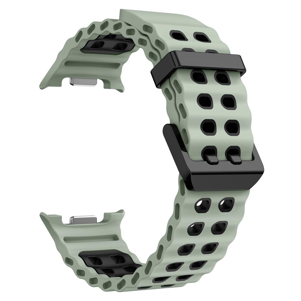 Two-Tone Silicone Strap For Samsung Galaxy Watch 8 Classic 46mm Replacement Watchband For Samsung Watch 8 Classic 44mm 40mm