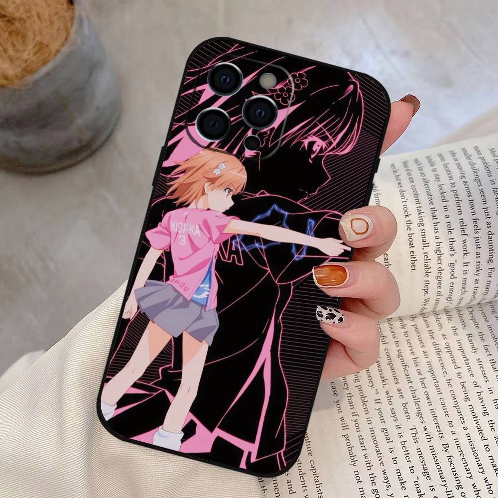 

Микото Мисака Чехол для телефона Силиконовый Мягкий Для IPhone 17 16 15 14 13 12 11 X XR Plus Pro Max Plus iPhone16Pro