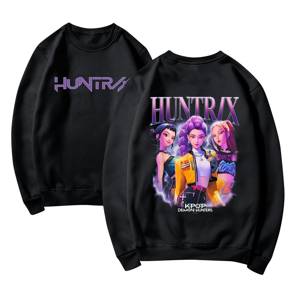 Damemote Casual Langermet trykt rundhals sweatshirt topp