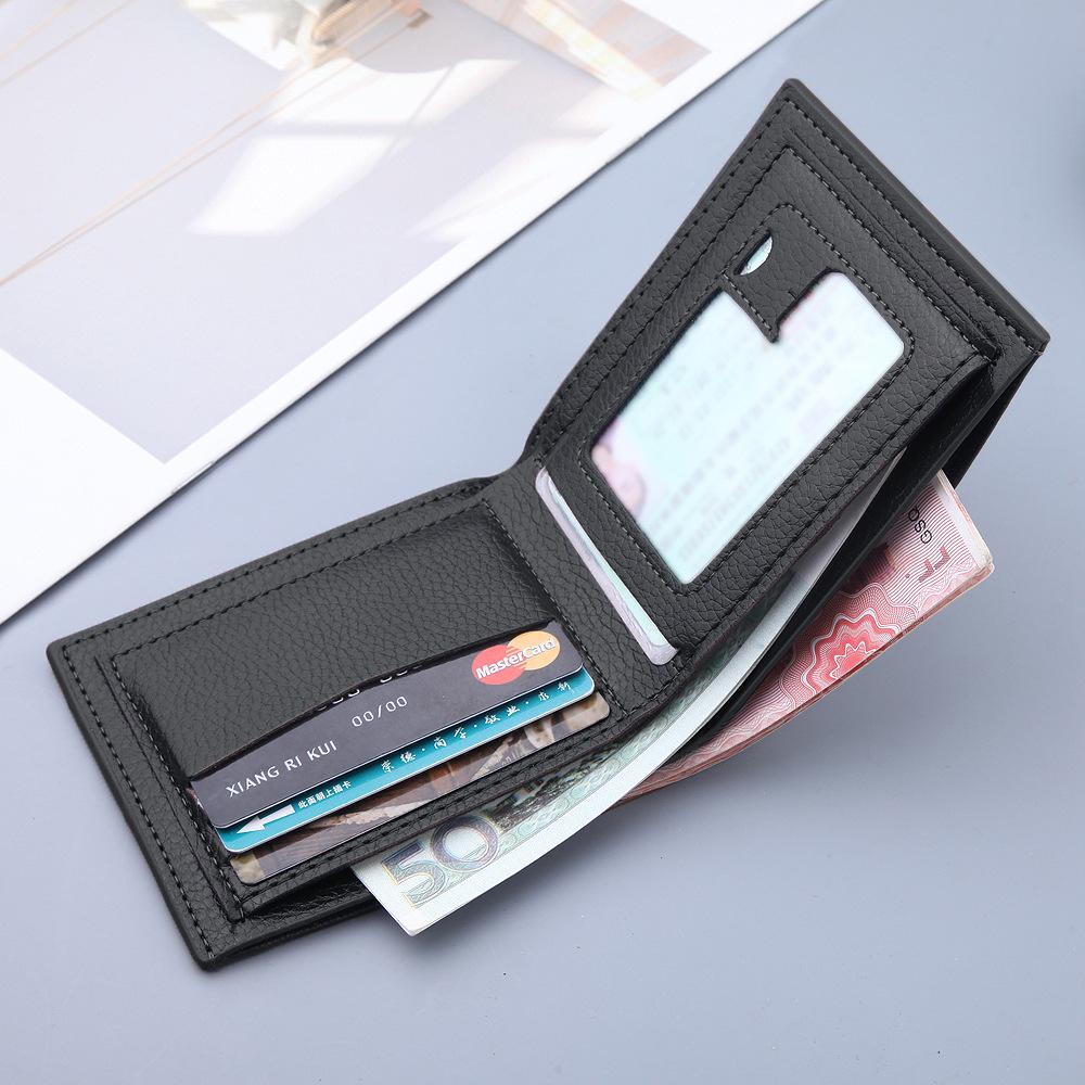 Men's Short Wallet Wallet Wallet, Business Gift Wallet Men