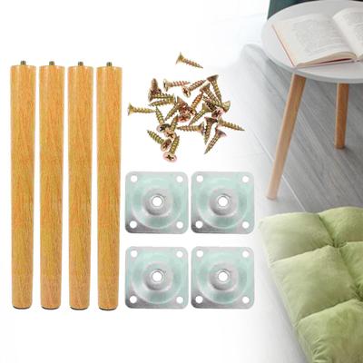 4 Pcs Holz Möbel Beine Tisch Premium Praktische DIY Projekte Kommode