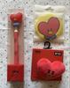 [USED] BT21 TATA Cushion Charm and Other 10-piece Set BTS V