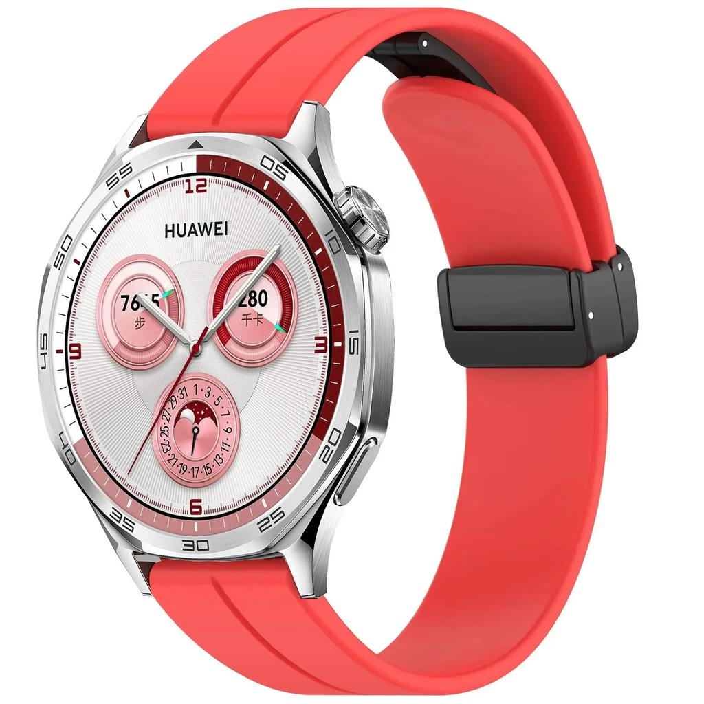 22mm 20mm Magnetic Loop Strap For Huawei Watch GT5/4/3/2/2e 46mm Silicone Bracelet for Samsung Galaxy Watch 7 6 5 4 40/44mm Band