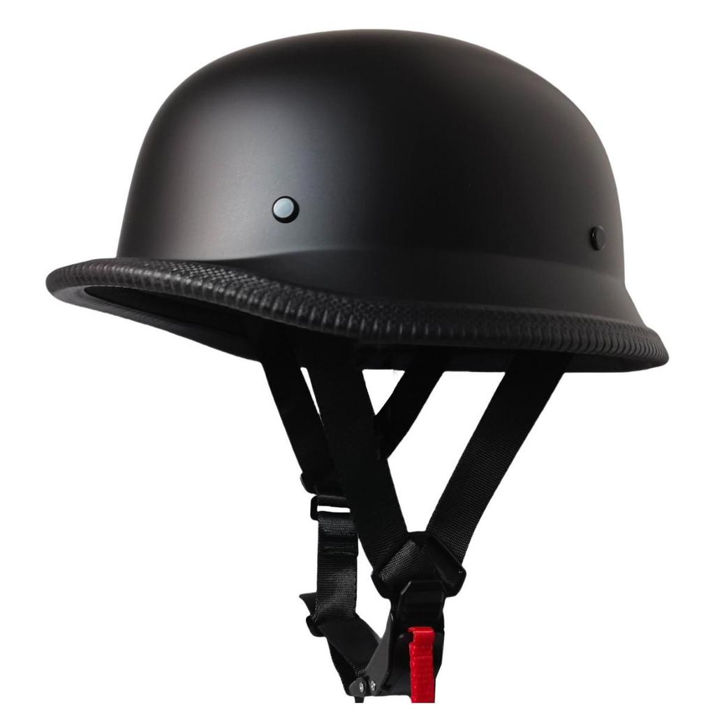 Retro Japanese Skullcap Motorcycle Helmet - Spring Cruiser Style