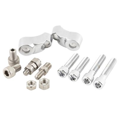 Kijima Motorradteile Blinkerhalter-Set für Innenschläuche (39), Poliert, HD-019011