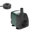 Fish Tank Submersible Water Pump with Colorful LED Light Aquarium Silent Fountain PumpGreen EU Plug