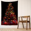 Tapisserie murale colorée pour sapin de Noël, tapisserie hippie, sorcellerie, art abstrait, esthétique, décoration de chambre, de vacances, pour la maison