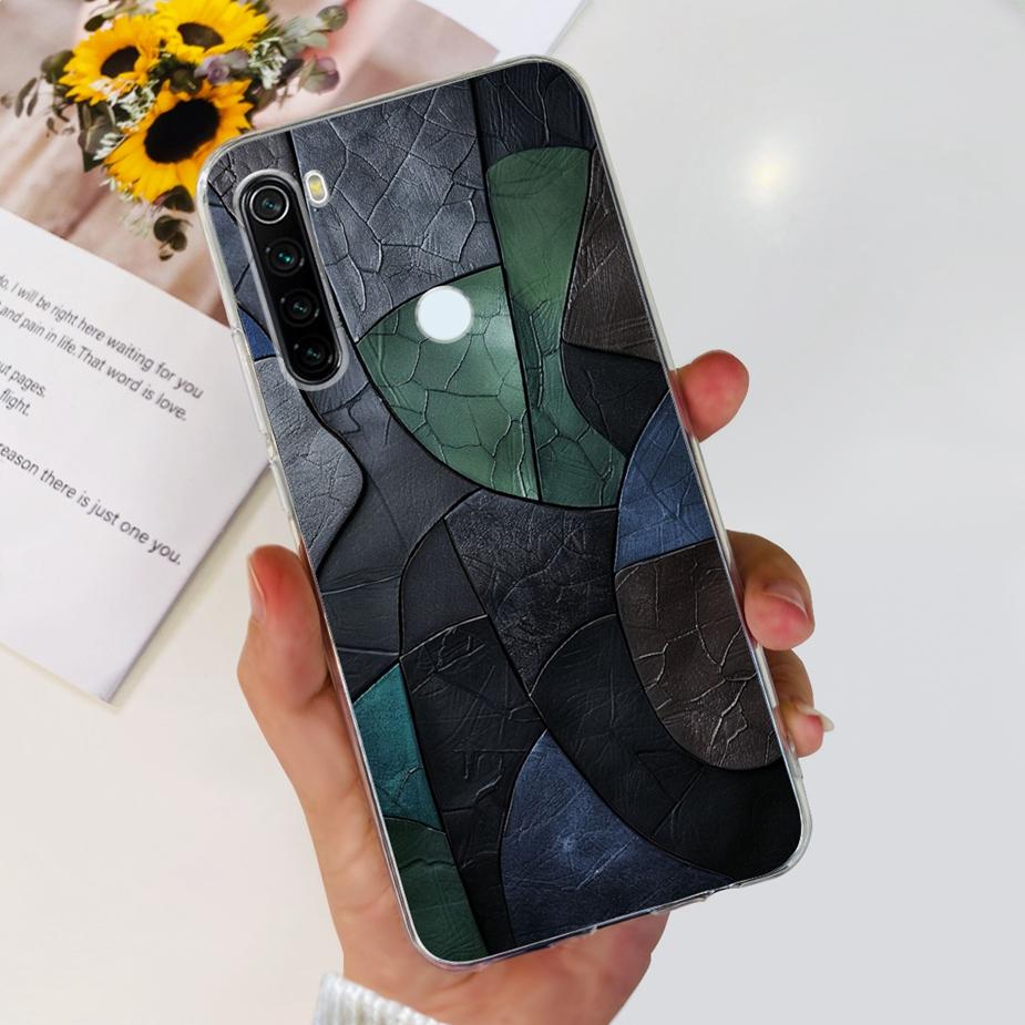 For Xiaomi Redmi Note 8 Case Note 8T Luxury Painted Cover Clear Silicone Phone Case For Redmi Note 8 Pro Note8 Note8T Soft Shell