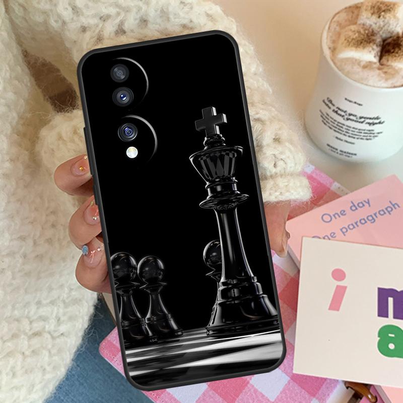 Chess Pieces For Honor Magic 8 7 5 6 Pro Case For Honor 200 400 50 90 70 Lite X8c X8b X9a X9b X9c X9d Win