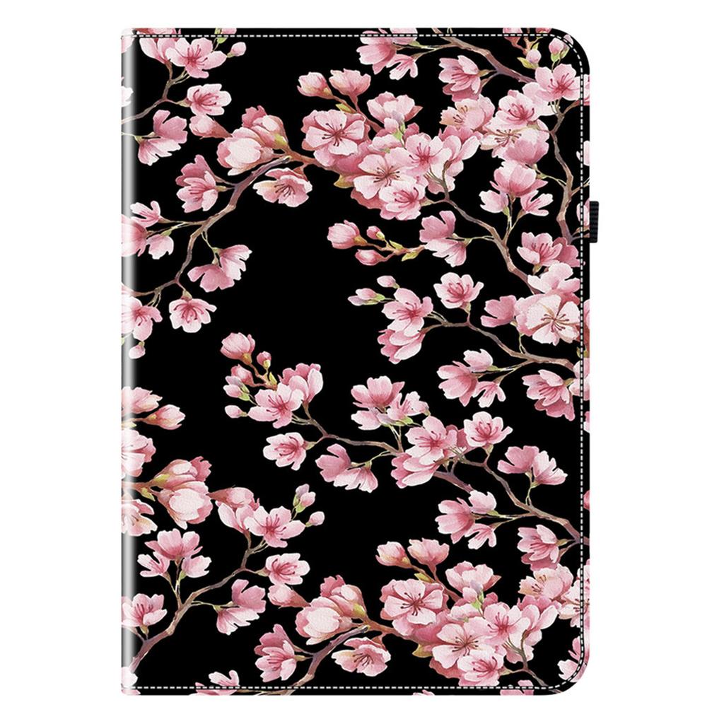 Pro Lenovo Tab P12 Pro 12.7 2025/Xiaoxin Pad Pro 12.7 (2025) Kožené pouzdro s potiskem, stojánek, obal na tablet se sloty na karty