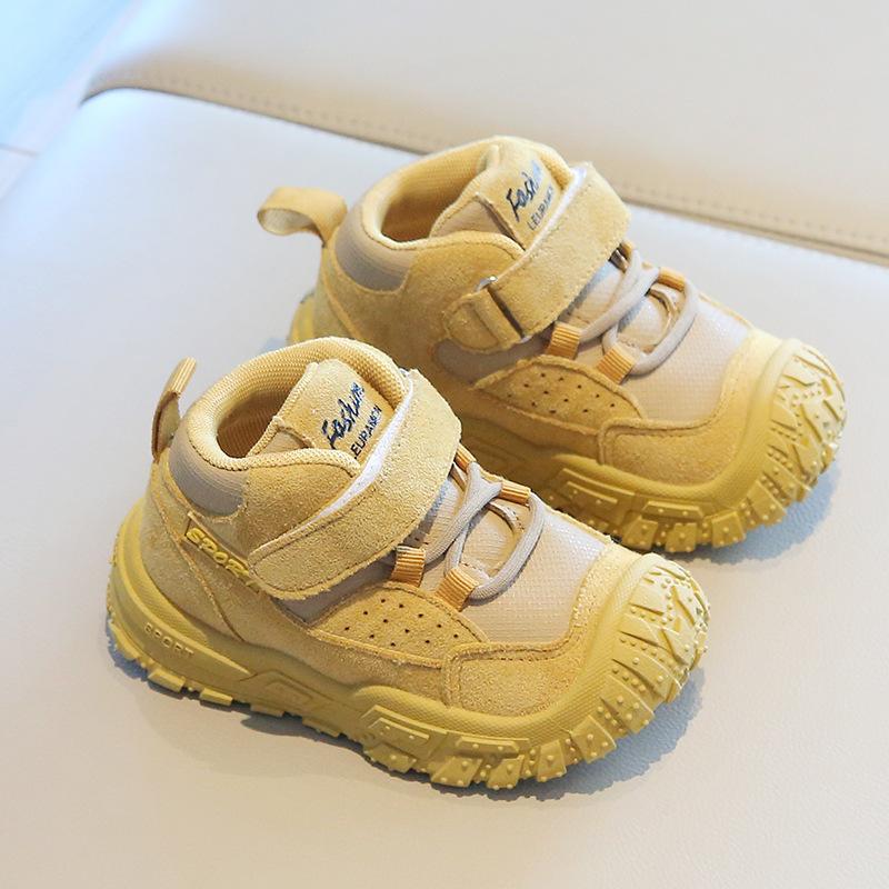 Children's sports shoes 2025 spring and autumn new boys' dad shoes running girls' mountaineering shoes soft-soled baby casual shoes