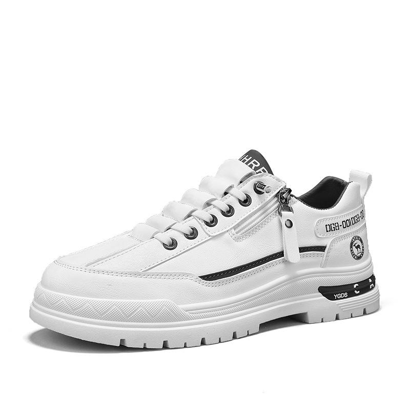 

Мужская обувь весна и осень, новые низкие рабочие туфли для спорта на открытом воздухе, мужские повседневные туфли белого цвета, рабочая износостойкая обувь 44