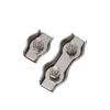 5Pcs Wire Rope Clamp Caliper M2-M5 Stainless Steel Rope Fixing Tool Simplex/Duplex Durable Anti-Slip Cable Clamp Hardware