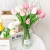 Eternal Flower Home Living Room Decoration Bouquet Tulip Table Vase Flower Arrangement Ornament Photography Special Flowers