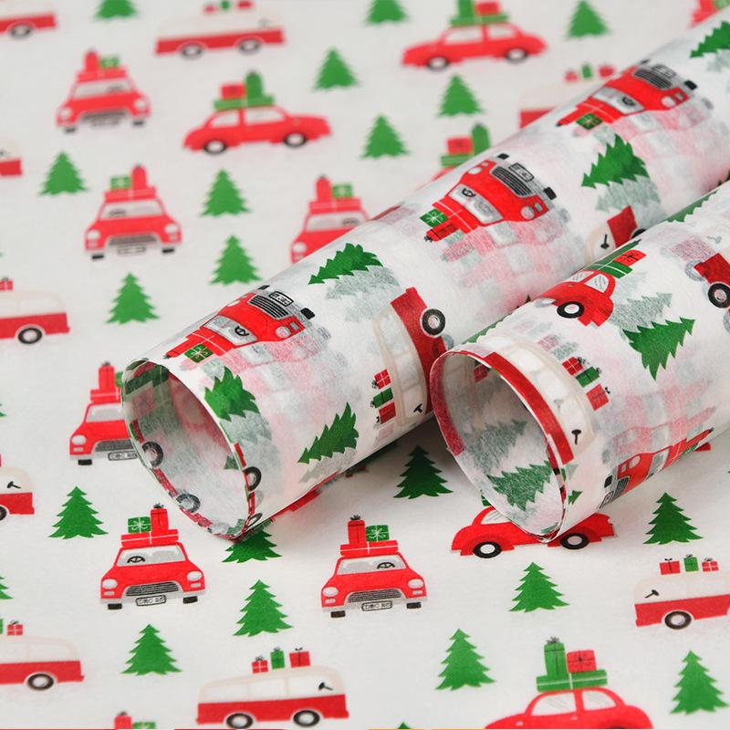 20/36 sheets Christmas wrapping paper, thin paper, DIY inner and outer wrapping paper for Christmas gifts gift protective paper