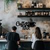 1pc Coffee Bar Metal Wall Art Decor Sign Home Scene Themed Party