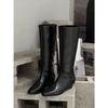 But knee boots for women's autumn and winter new fashion wedge heels for women with thin and thin high knight boots