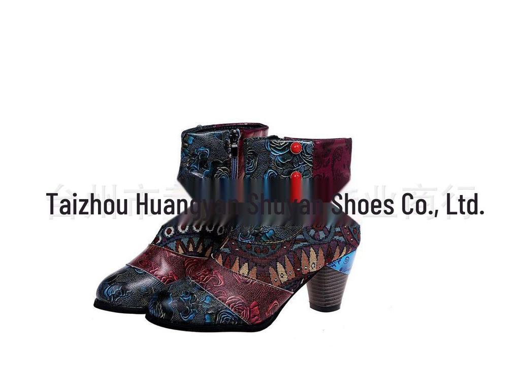 Dammode Retro Martin-kängor - Höst/Vinter 2020, Färgblocksdesign