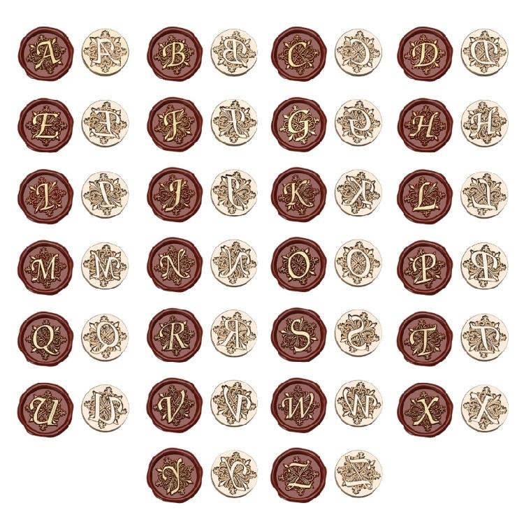 Capital D Sealing Wax Stamp Letter Wax Seal Stamp for Gift Wrap Scrapbooking
