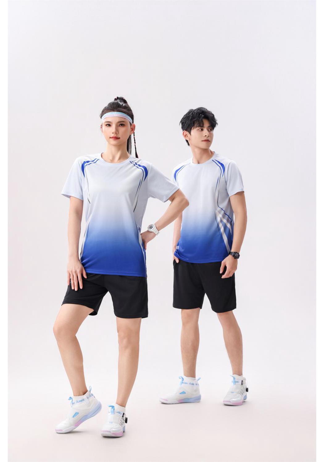 Unisex Quick-Dry Breathable Running & Team Sports Uniform Set L