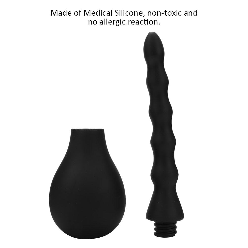Silicone Anal Cleaner Flush Anal Ball Vaginal Anal Douche Cleaning Bulb Enema (A10)