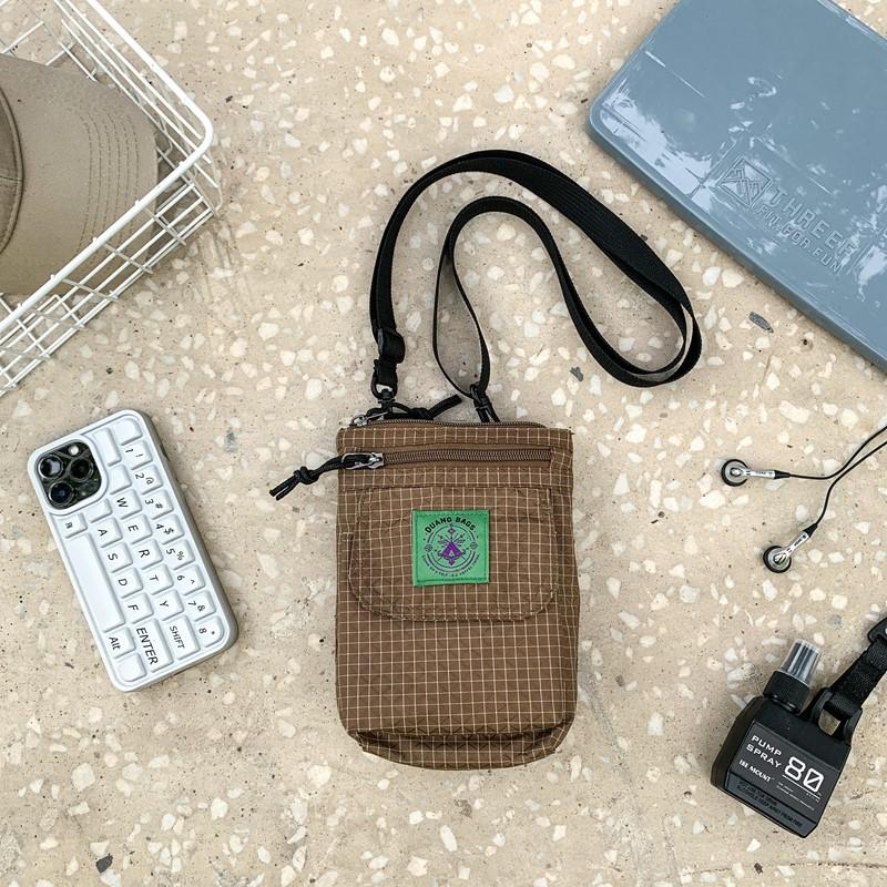 Trendy Brand Small Satchel, High-end Outdoor Portable Mobile Phone Small Bag, Men's and Women's Casual Shoulder Bag, Light Messenger Bag