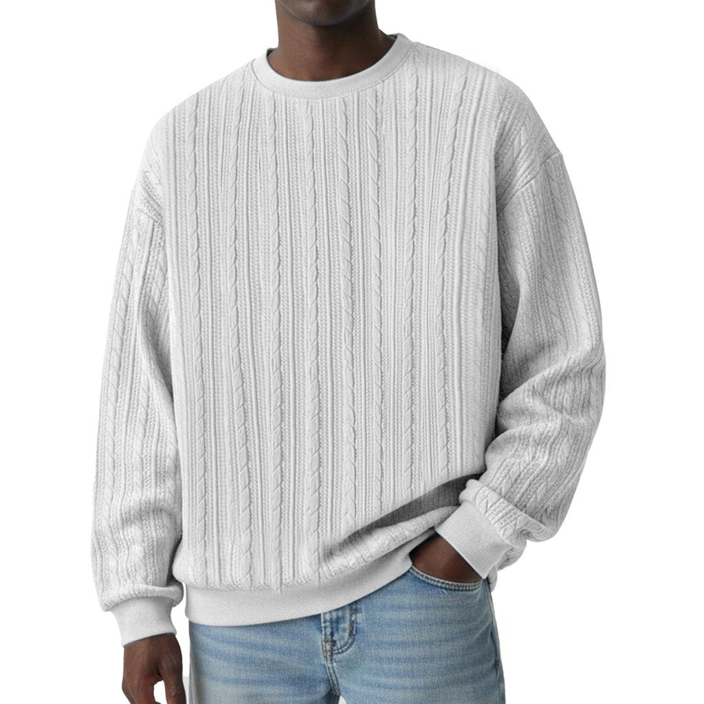 Herrar Fritid Rund Hals Halv Dragkedja Tryck Långärmad Hoodie