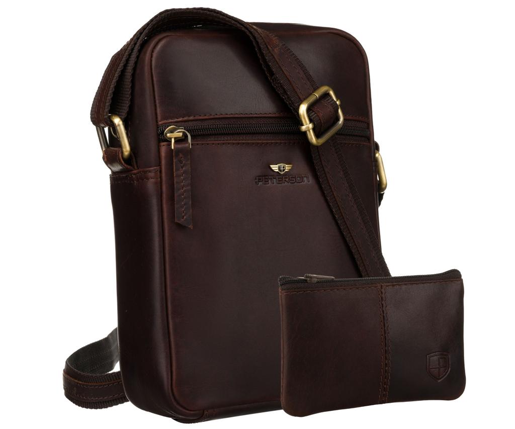 PTN 704E-OPU-6729 Brown Leather Bag