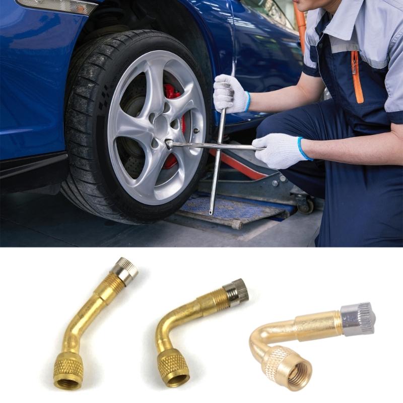 Mehrfachpositionsventile Verlängerungsadapter Auslaufsichere Kupferventile Verlängerung für Effiziente Fahrräder Autoreifenaufpumpen