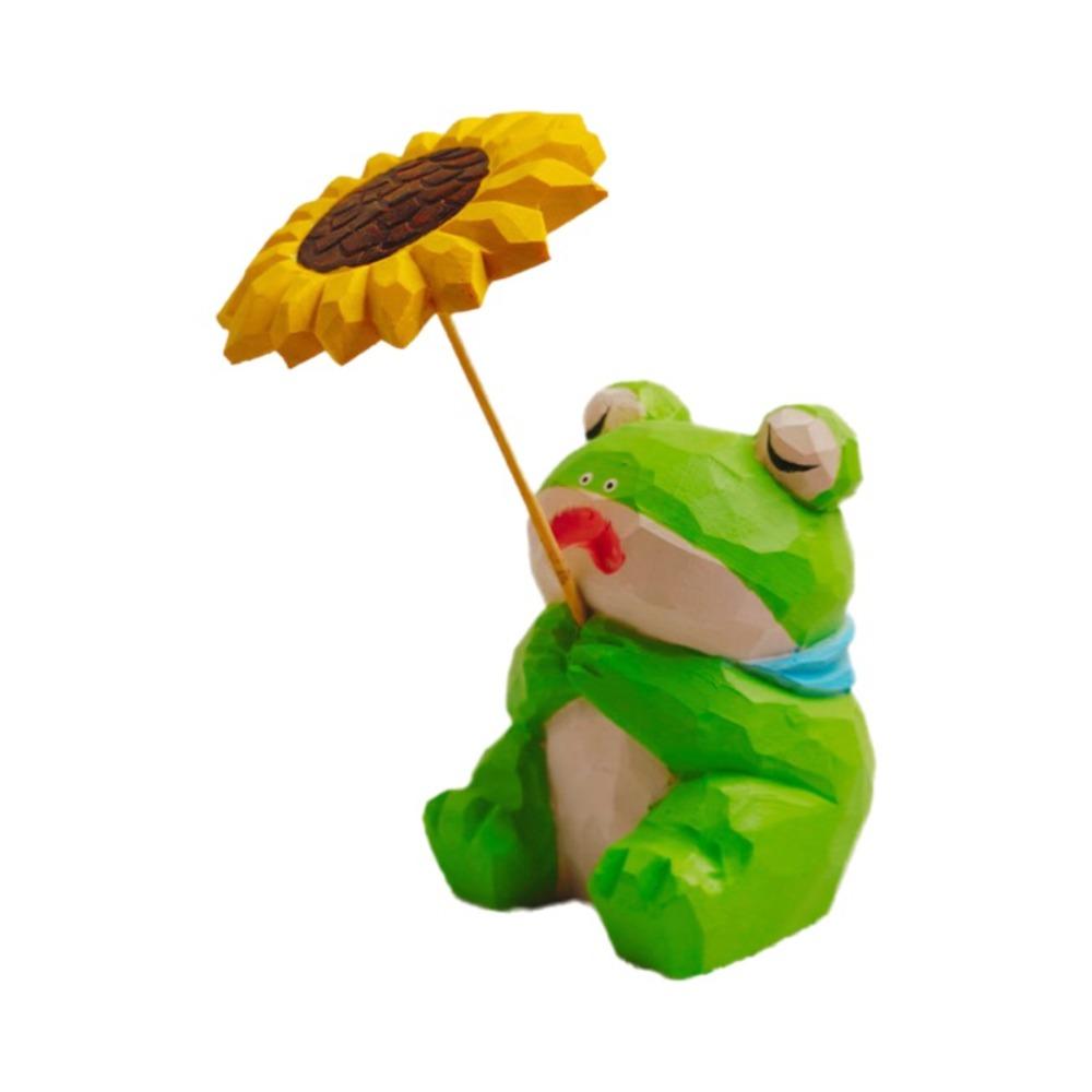 Handmade Miniature Wood Figurine Cartoon Horse Figures Ornament Funny Animal Statue  Shelf Display