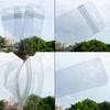 50 Pcs/set Clear PVC Ziplock Bags Resealable High Transparency Thickened with Aluminum Foil Seal for Fountain Pen Lip Jewelry.