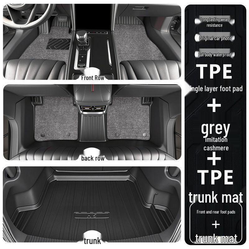 Hongqi H6 2023-2025 Full Coverage TPE Floor Mats - Interior Car Decor Accessories