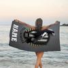 1pc Football17 Beach Towel with Custom Name, Beach/Swimming/Bath/Picnic/Camping Towel, Suitable for Seaside Beaches