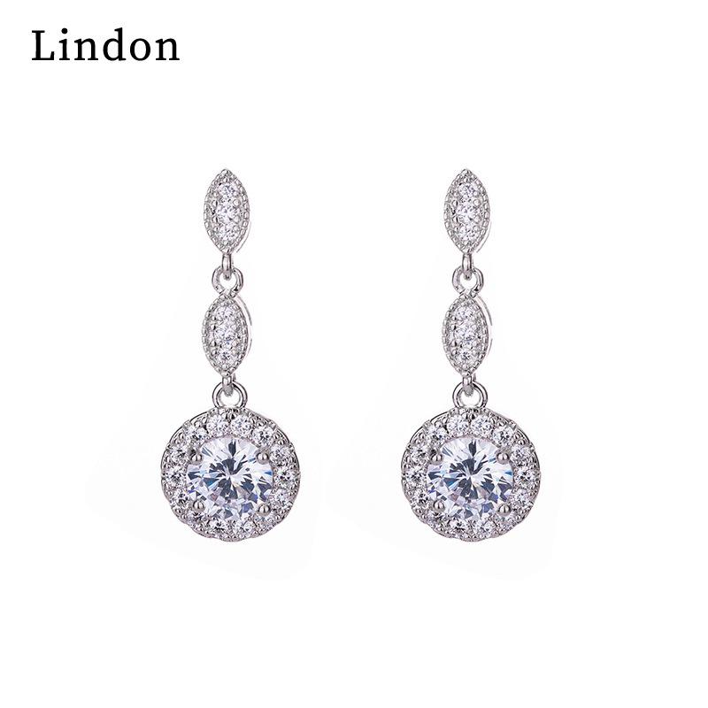 

Серьги Lindon Серьги-подвески для женщин Подарки на свадьбу белый