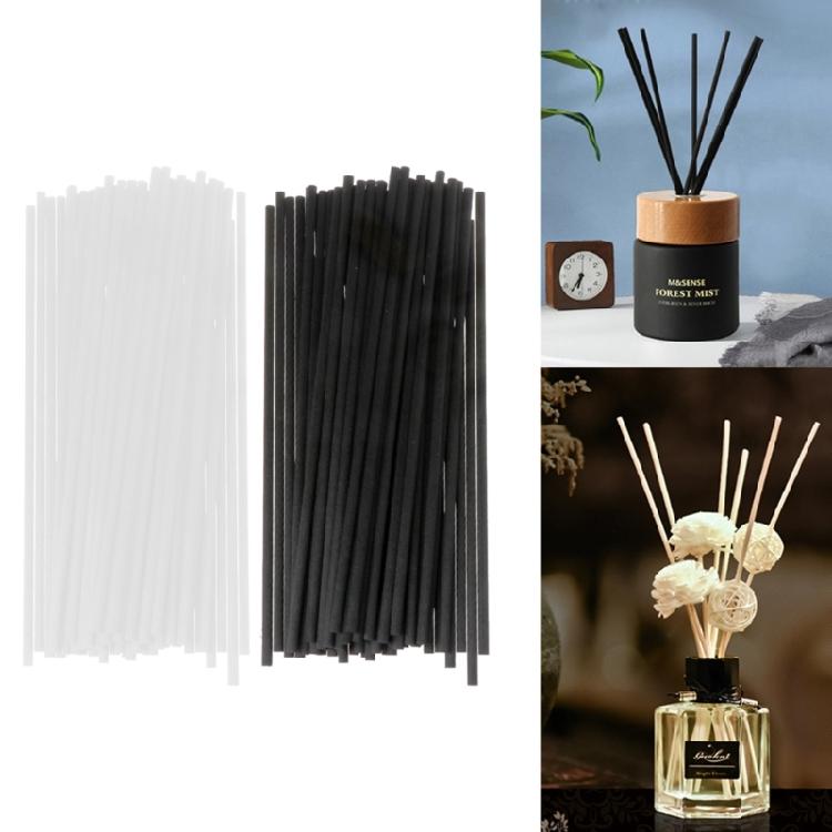 10 Pack Fiber Aromatic Diffuser Sticks 20cm Length 4mm Diameter Suitable For Bedrooms Desks Lounges Home Office Spa Use