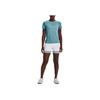 Under Armour Pantalones cortos de running dos en uno de color sólido con cintura elástica para mujer Blanco 1376759-100