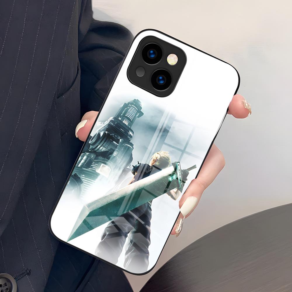 F-Final F-Fantasy Phone Case For IPhone 17 Pro Max 15 Pro 16 14 Plus 12 13 Mini 11 Pro Shockproof Glass Cover