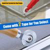 2Pcs Metal / Nylon Screen Rolling Tool,for Double Window Installation Hand Spline Roller Household Durable Screen Door Windows