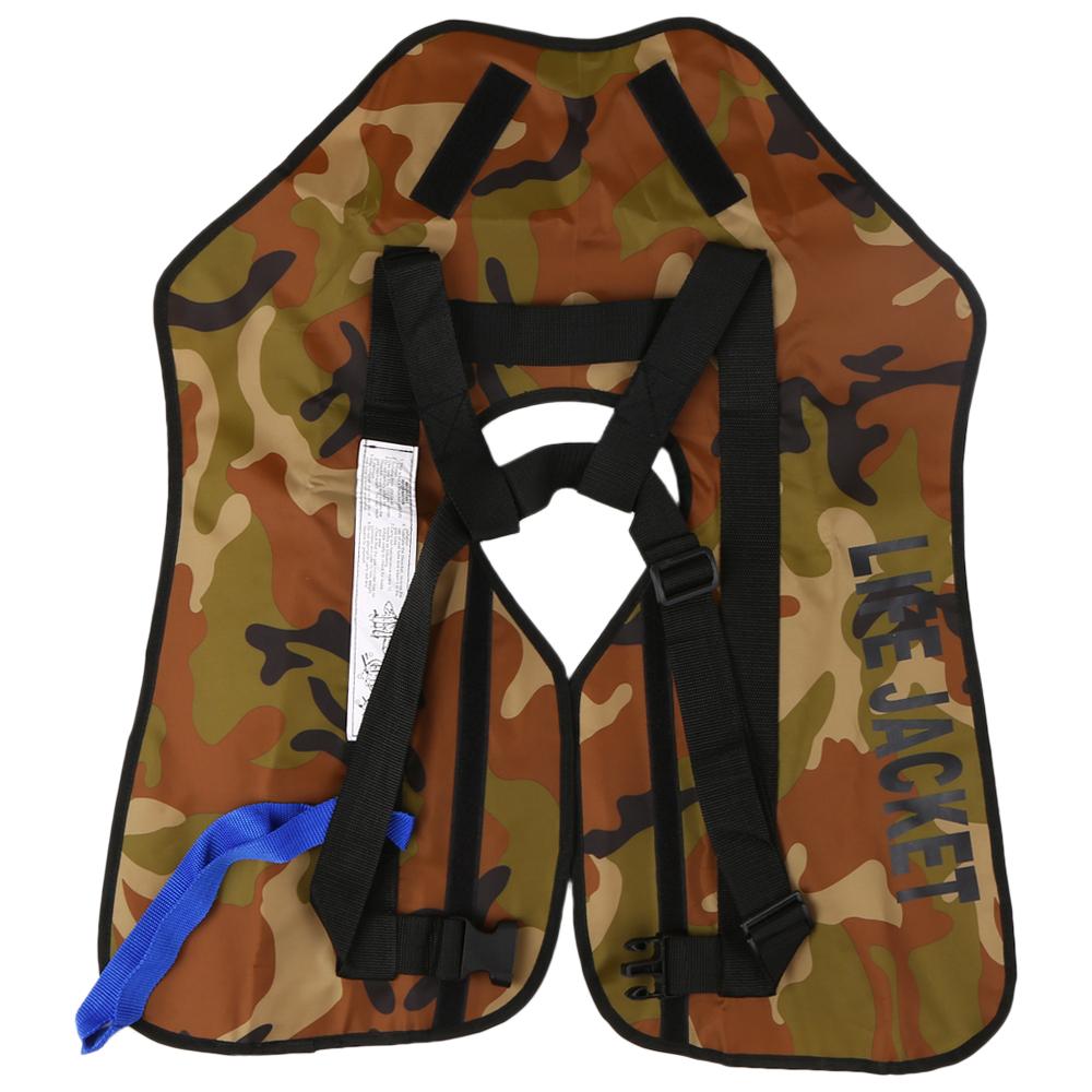 Inflatable Life Jacket Adult Life Vest Water Sports Swimming Fishing Survival Jacket