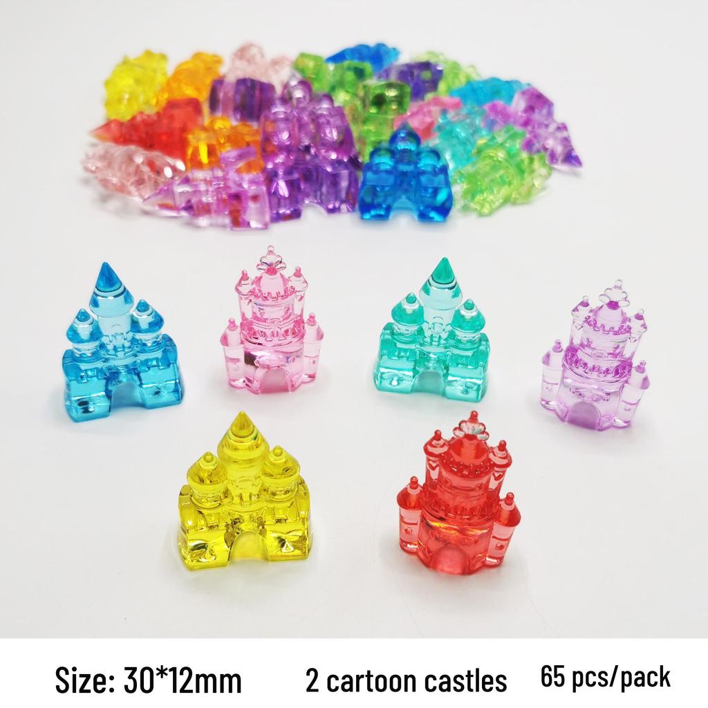 Colorful Mini Acrylic Milk Bottle Cartoon Ornaments - Cute Handmade DIY Decorative Accessories