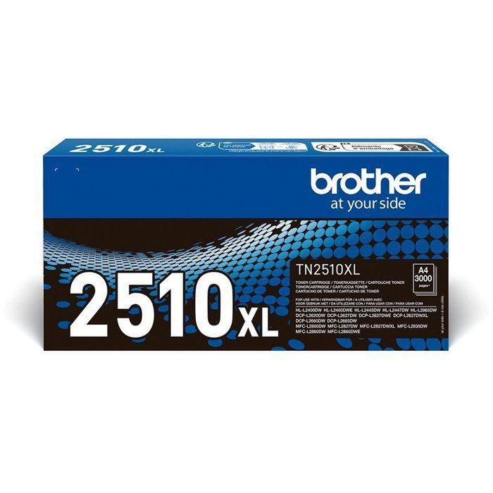Brother TN2510XL High Yield Black Toner - 3000 Pages