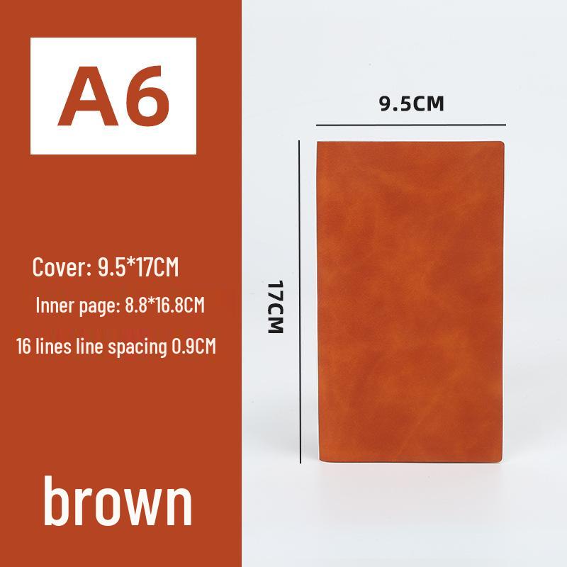 Lightweight A5 Notebook for Office, Students, and Daily Journals – Portable Notepad for Notes & Meetings