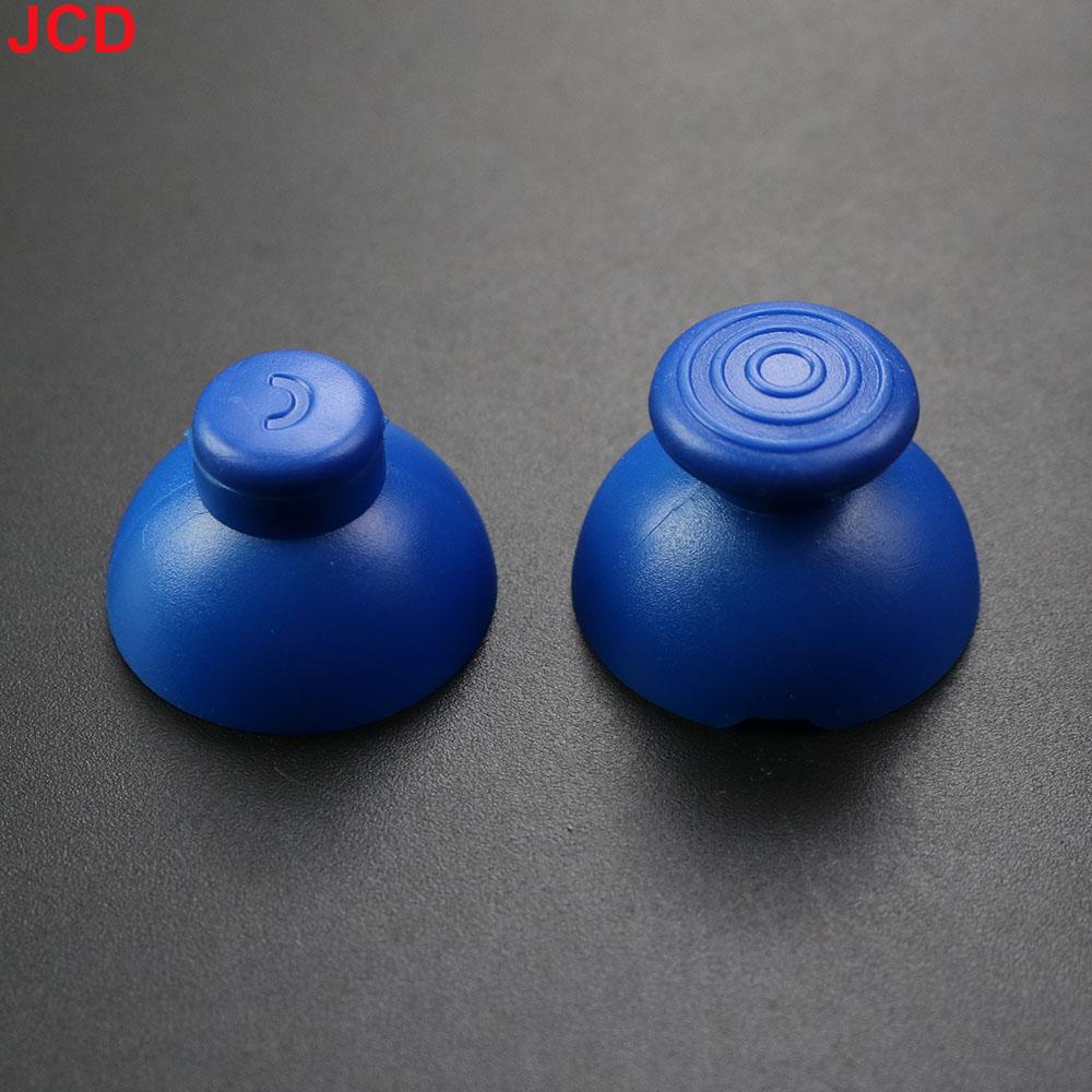 JCD 1 Pair Left And Right 3D Analog Joystick Thumb Stick Silicone Cap For GameCube For NGC GC Controller Repair Part Replacement