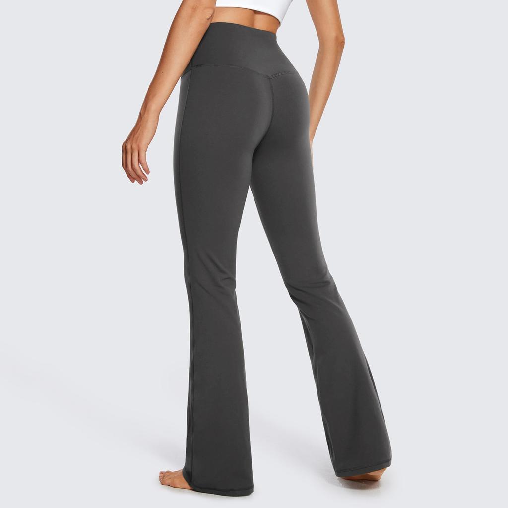 Dámské strečové legíny na jógu Fitness běžecká tělocvična Sportovní aktivní kalhoty po celé délce s rozšířenými kalhotami