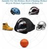 Helmet Bag 18x17in Black Welding Helmet Bag with Drawstring for Motorcycle Bicycle Bike Riding Travel Racing Sport