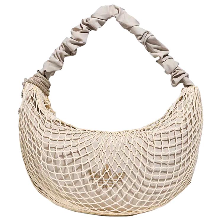 Adidas Originals Mesh Design Sports Casual Daily Shoulder Bag Women bags White LE3250 Ecru