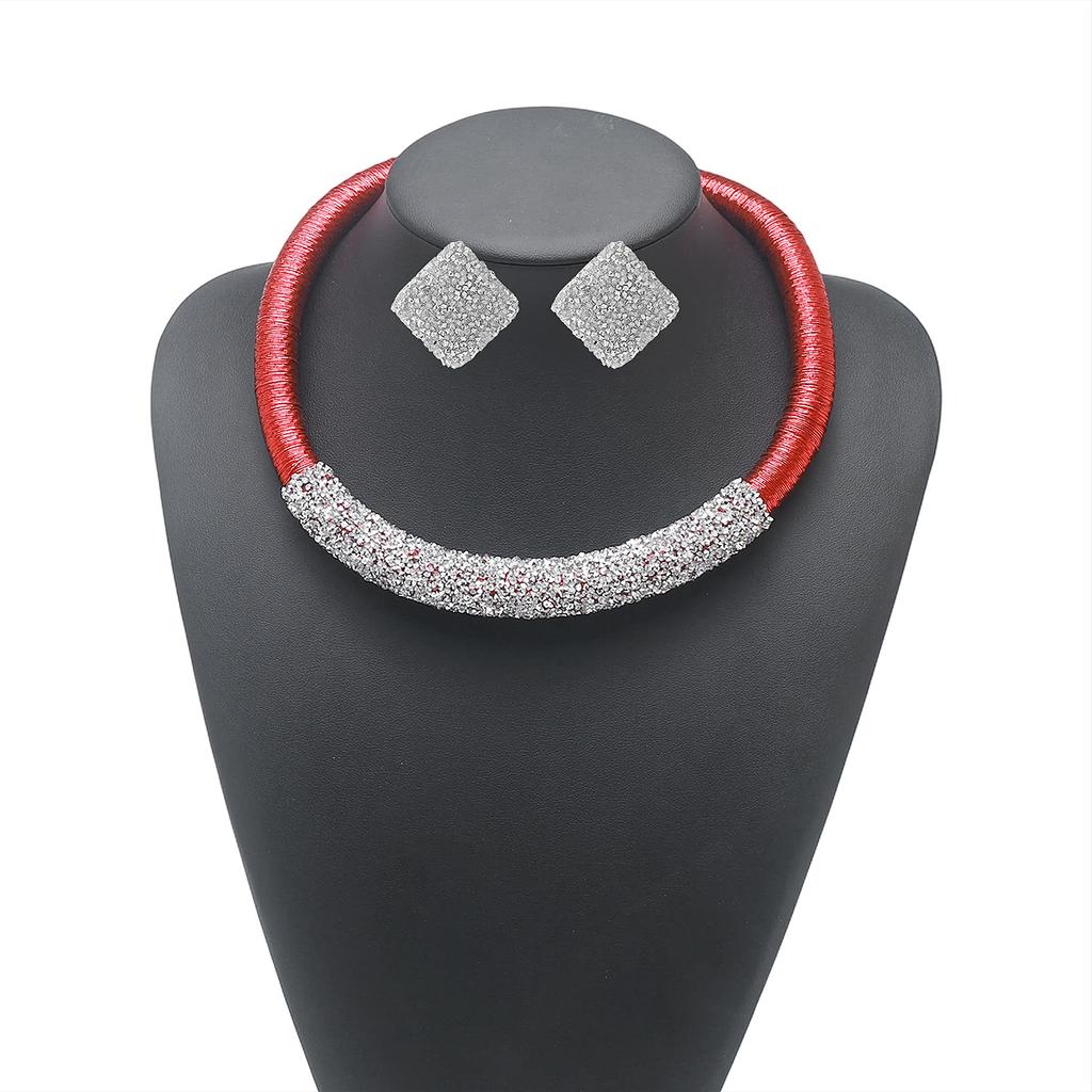 Cross-border Elegant Pearl Alloy Earrings Necklace Classic Luxury Design Office/Career Fashion Banquet Wedding Bridal Jewelry