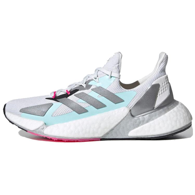 New Adidas X9000L4 Crystal White Silver Metallic Women's FW8405