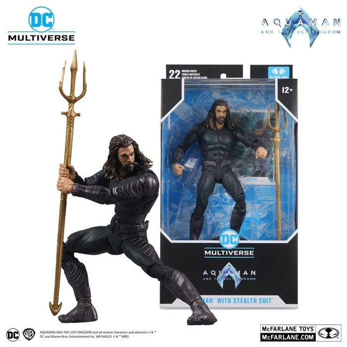 McFarlane Toys - Aquaman Et Le Royaume Perdu - Figurine DC Multiverse Aquaman with Stealth Suit 18 Cm