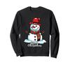 Funny and Cute Snowman Christmas Party Sweatshirt